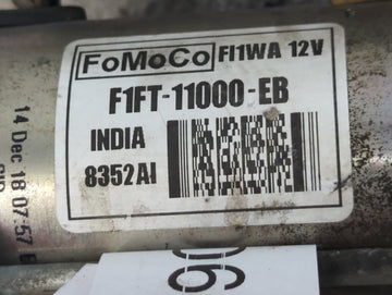 2017-2019 Ford Escape Car Starter Motor Solenoid OEM P/N:F1FT-11000-EB Fits Fits 2017 2018 2019 OEM Used Auto Parts