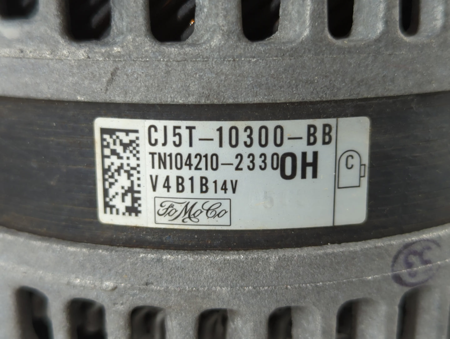 2013-2019 Ford Escape Alternator Replacement Generator Charging Assembly Engine OEM P/N:CJ5T-10300-BB Fits OEM Used Auto Par