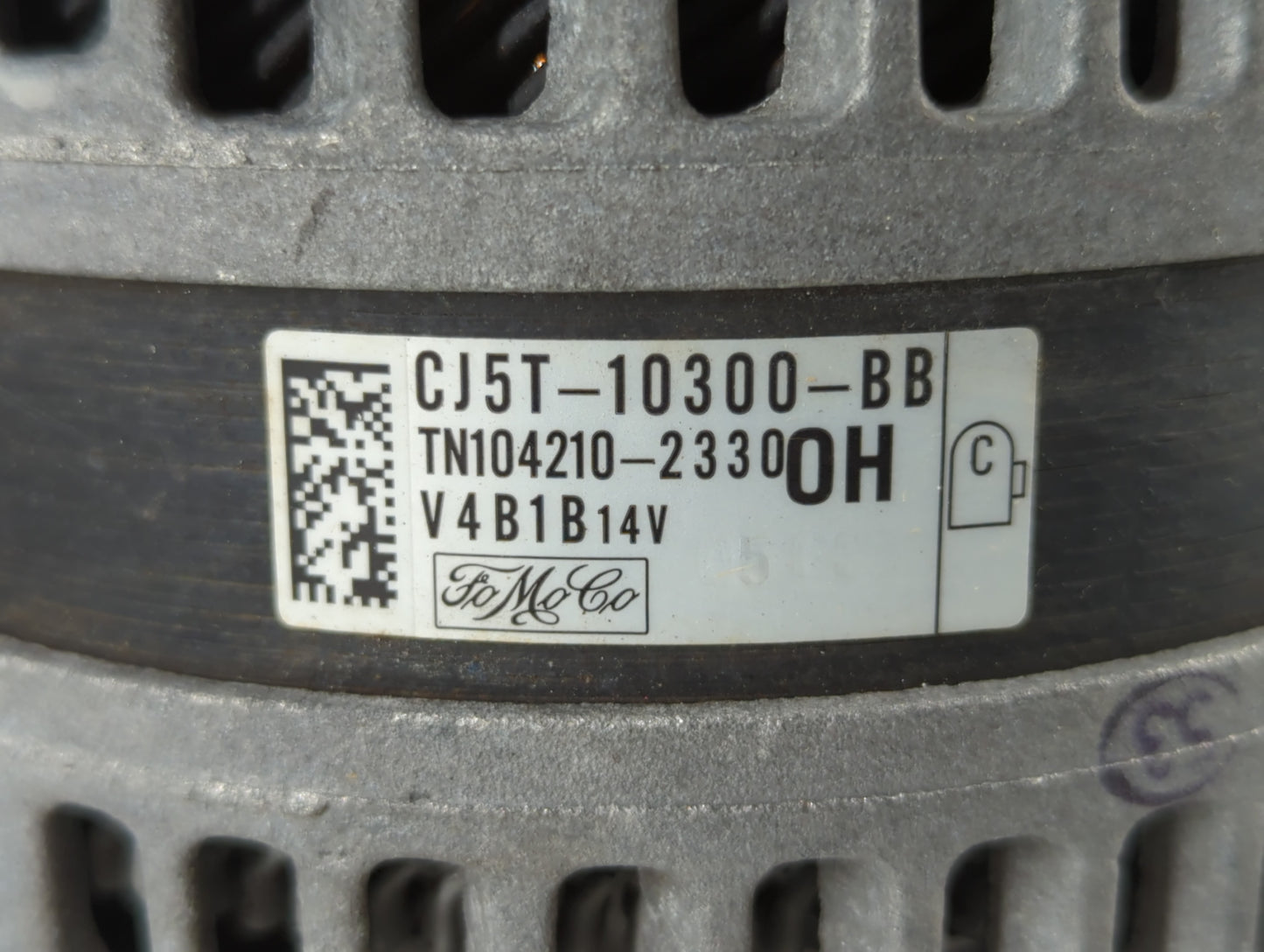 2013-2019 Ford Escape Alternator Replacement Generator Charging Assembly Engine OEM P/N:CJ5T-10300-BB Fits OEM Used Auto Par