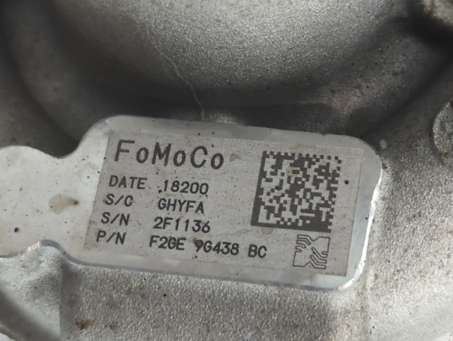 2017 Ford Escape Turbocharger Turbo Charger Super Charger Supercharger - Oemusedautoparts1.com