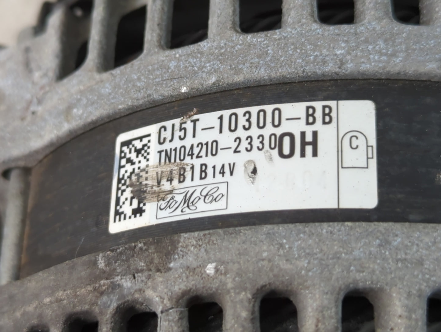 2013-2019 Ford Escape Alternator Replacement Generator Charging Assembly Engine OEM P/N:CJ5T-10300-BB Fits OEM Used Auto Par