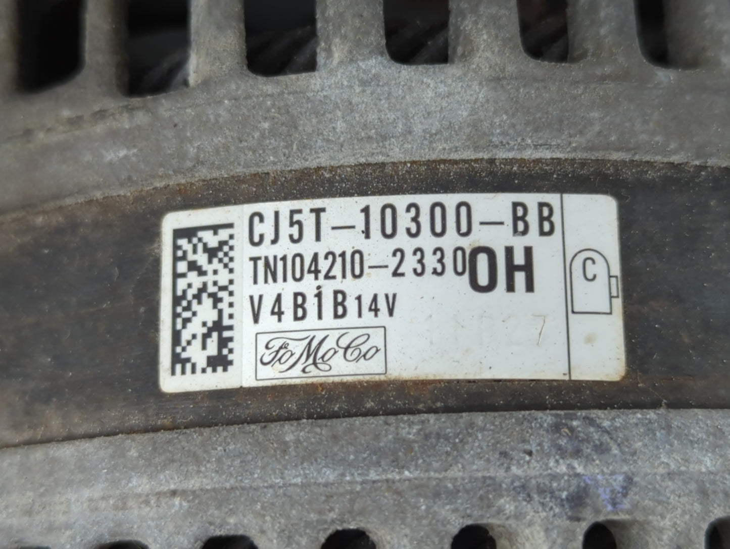 2013-2019 Ford Escape Alternator Replacement Generator Charging Assembly Engine OEM P/N:CJ5T-10300-BB Fits OEM Used Auto Par
