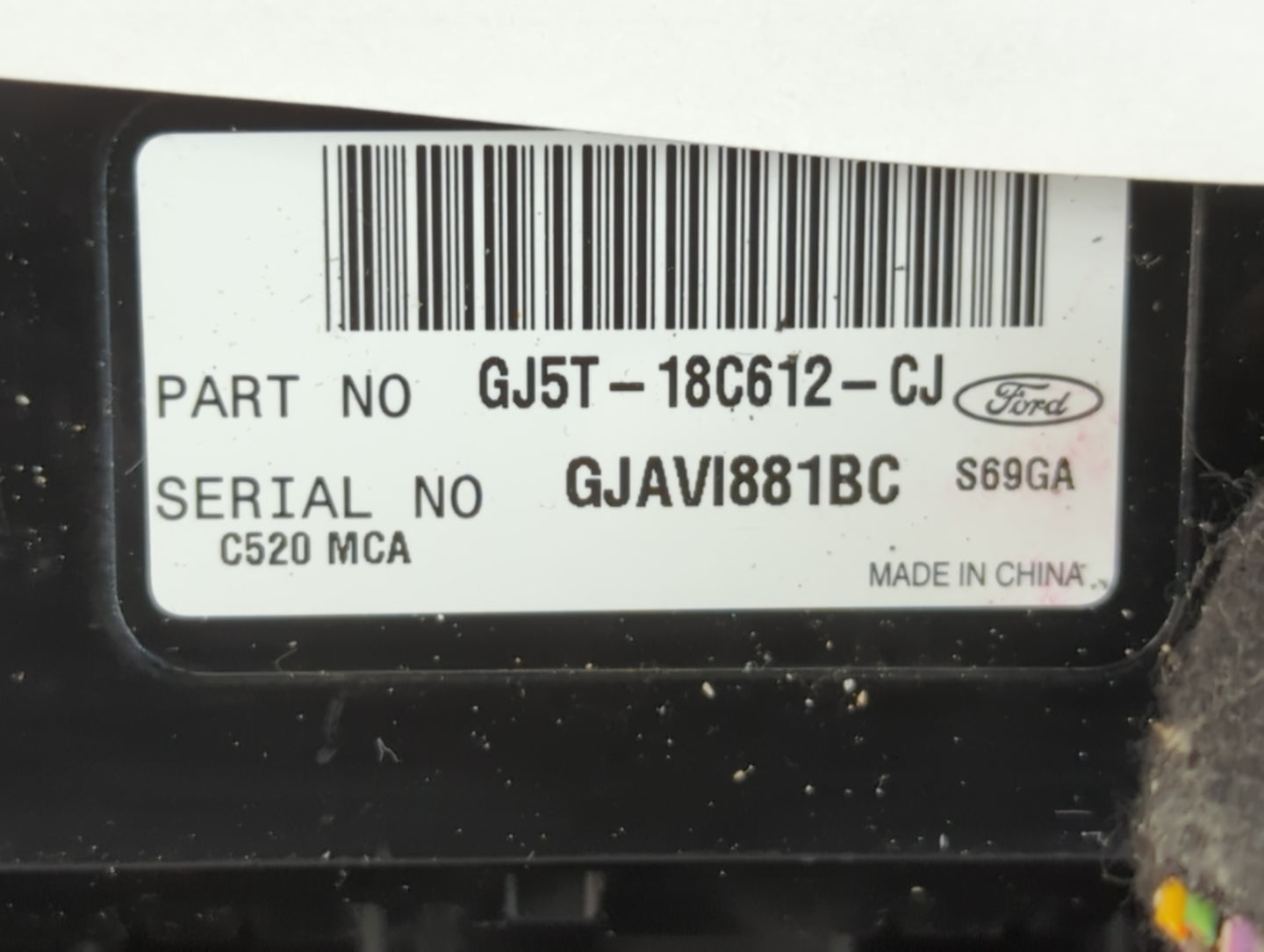 2018-2019 Ford Escape Climate Control Module Temperature AC/Heater Replacement P/N:GJ5T-18C612-CJ Fits Fits 2018 2019 OEM Us