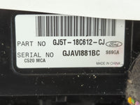2018-2019 Ford Escape Climate Control Module Temperature AC/Heater Replacement P/N:GJ5T-18C612-CJ Fits Fits 2018 2019 OEM Us