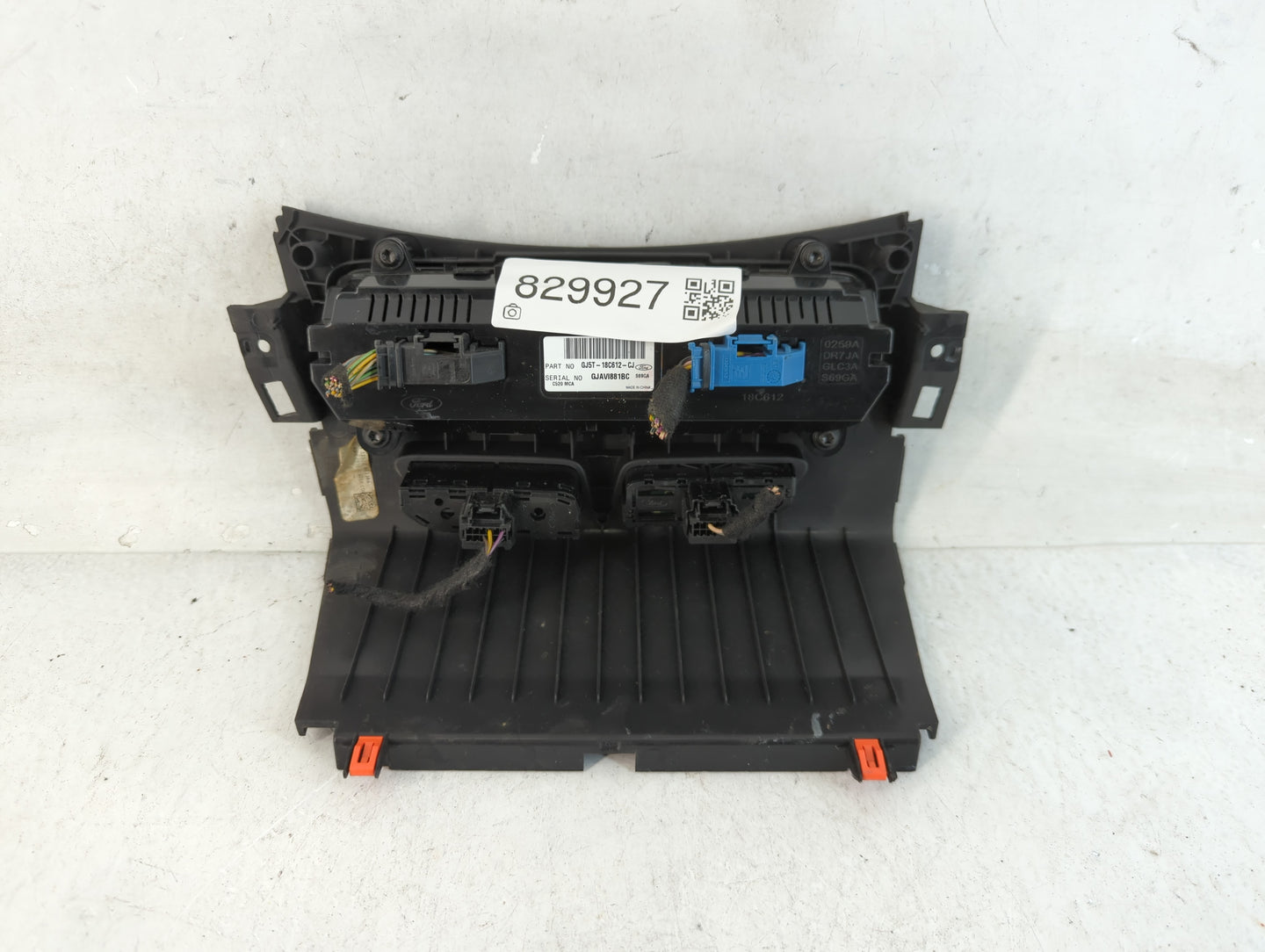 2018-2019 Ford Escape Climate Control Module Temperature AC/Heater Replacement P/N:GJ5T-18C612-CJ Fits Fits 2018 2019 OEM Us