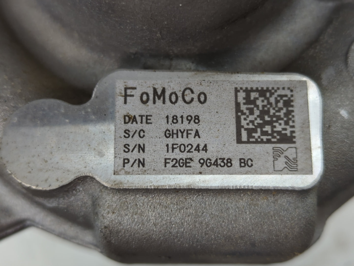 2017 Ford Escape Turbocharger Turbo Charger Super Charger Supercharger - Oemusedautoparts1.com