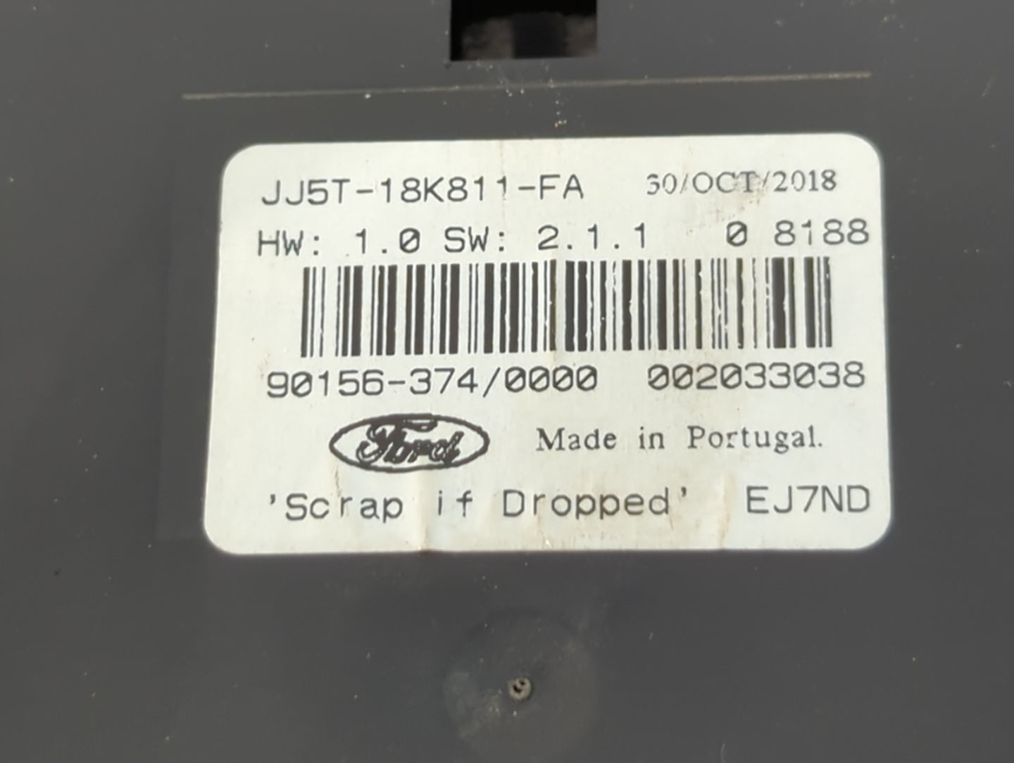 2017-2019 Ford Escape Radio AM FM Cd Player Receiver Replacement P/N:JJ5T-18K811-FA Fits Fits 2017 2018 2019 OEM Used Auto P
