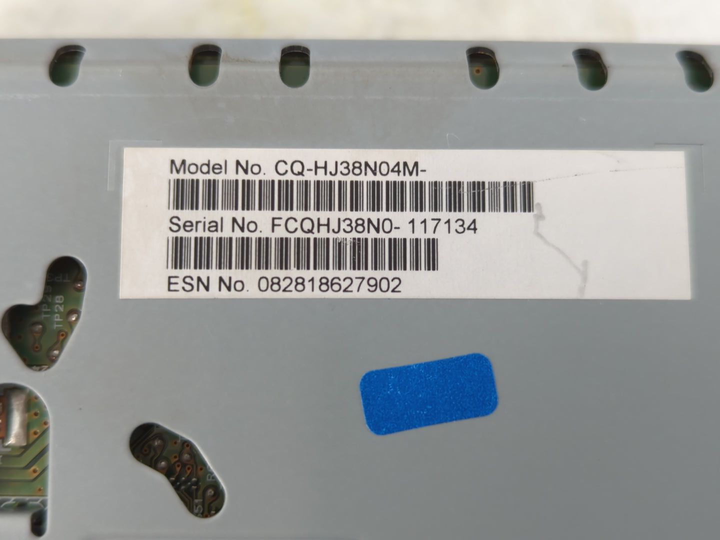 2019 Ford Escape Radio AM FM Cd Player Receiver Replacement P/N:CQ-RJ38N54M Fits OEM Used Auto Parts - Oemusedautoparts1.com