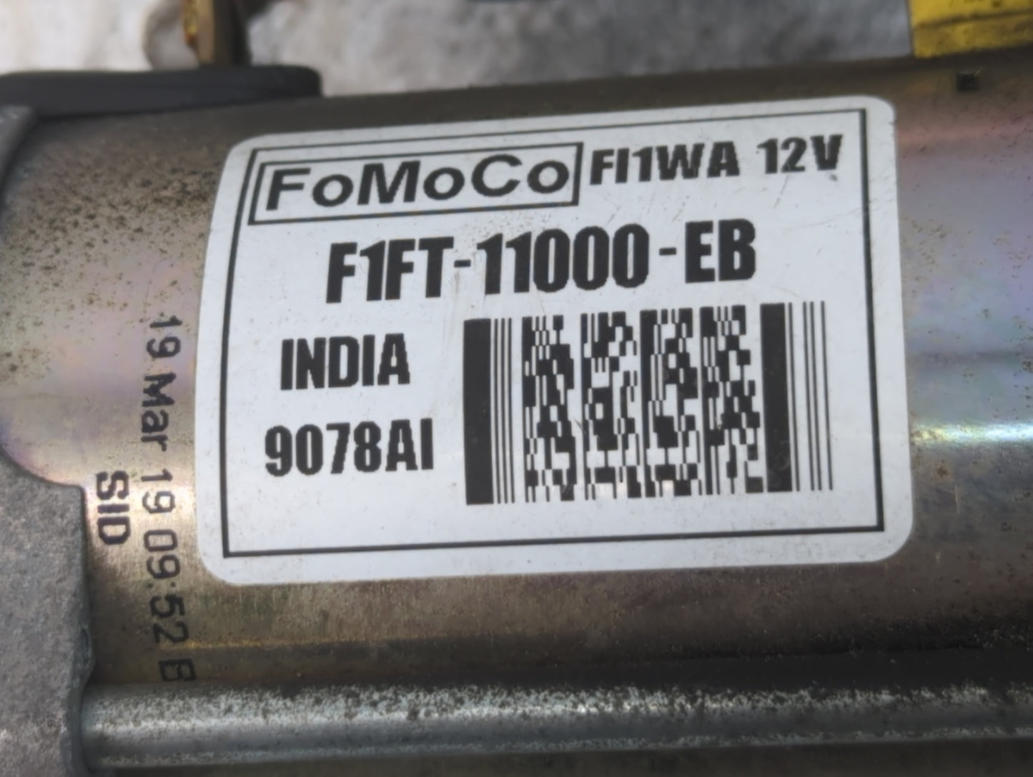 2017-2019 Ford Escape Car Starter Motor Solenoid OEM P/N:F1ET-11000-EB Fits Fits 2017 2018 2019 OEM Used Auto Parts - Oemuse