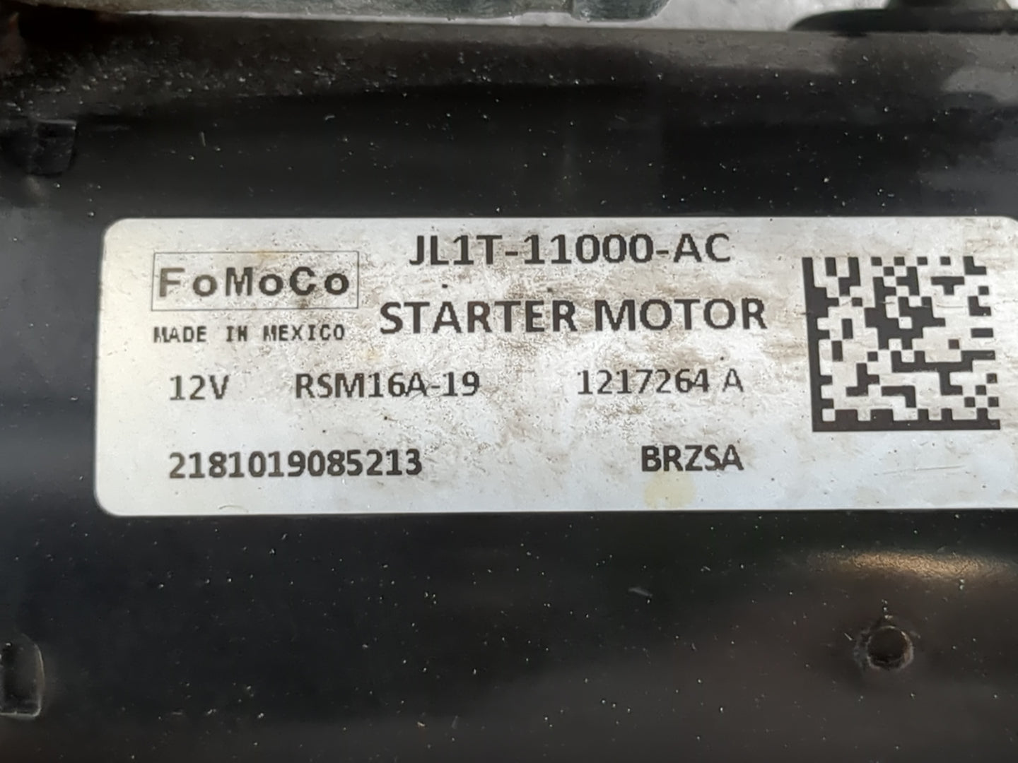 2018-2021 Ford Expedition Car Starter Motor Solenoid OEM P/N:JL1T-11000-AC Fits Fits 2018 2019 2020 2021 OEM Used Auto Parts