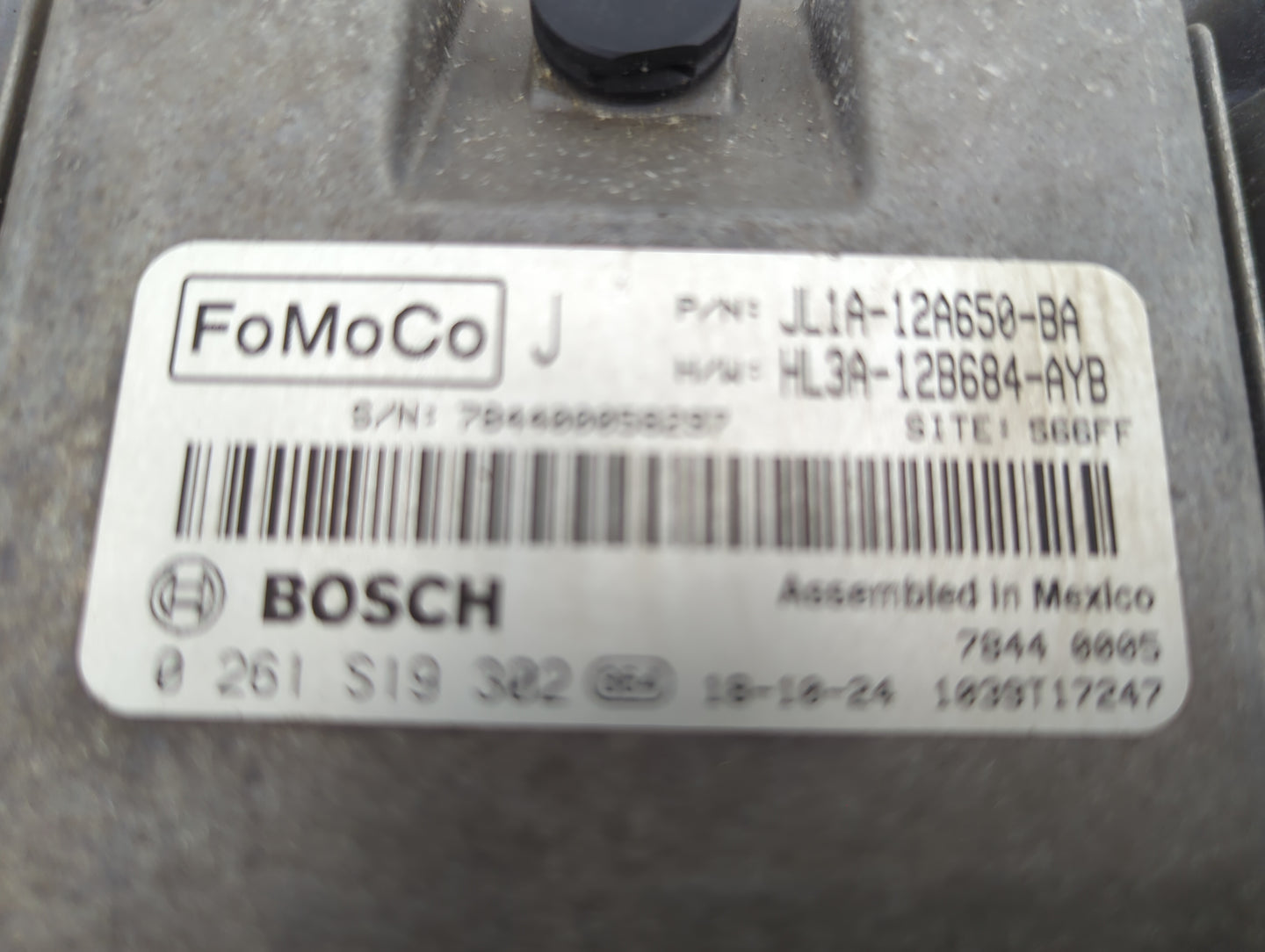 2018-2019 Ford Expedition PCM Engine Control Computer ECU ECM PCU OEM P/N:JL1A-12A650-BA HL3A-12B684-AYB Fits Fits 2018 2019