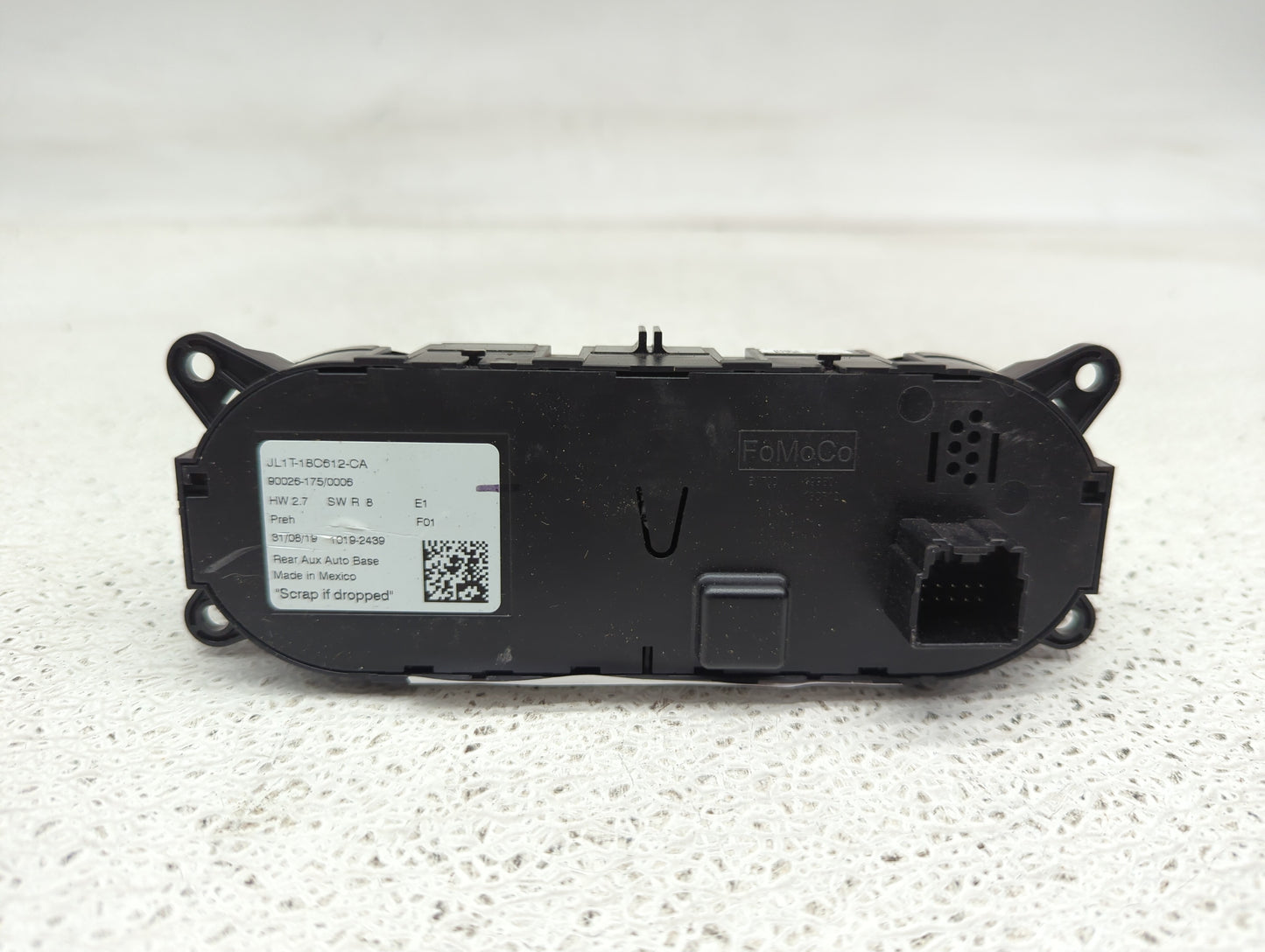 2018-2021 Ford Expedition Climate Control Module Temperature AC/Heater Replacement P/N:JL1T-18C612-CA Fits OEM Used Auto Par