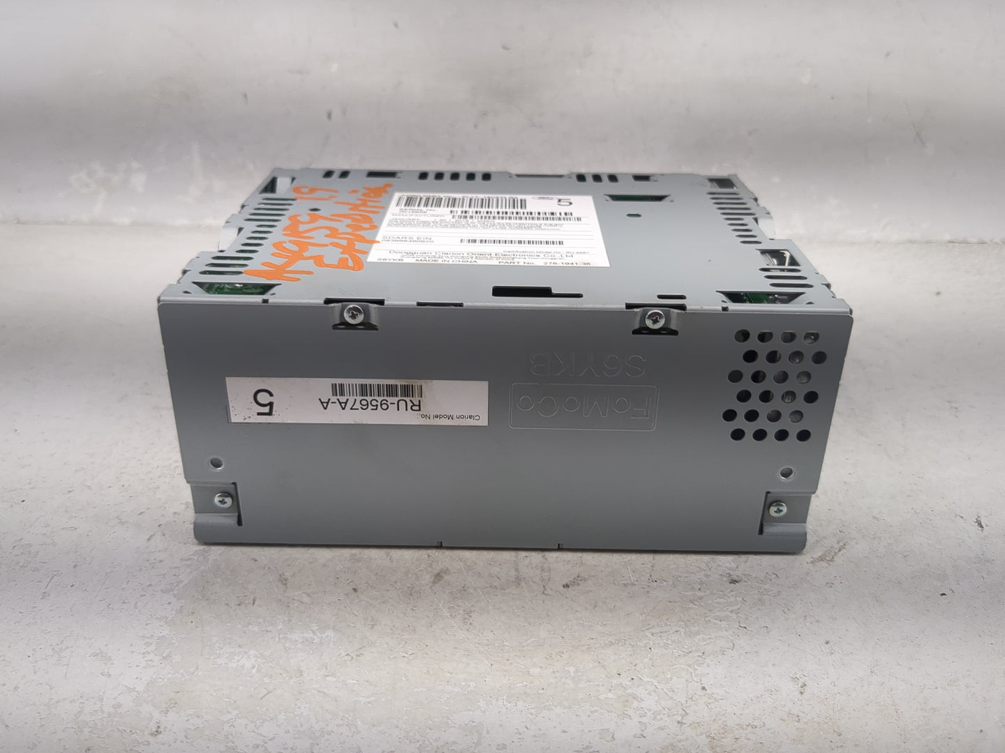 2019 Ford Expedition Radio AM FM Cd Player Receiver Replacement P/N:KL1T-18D832-BA RU-9567A-A Fits OEM Used Auto Parts - Oem