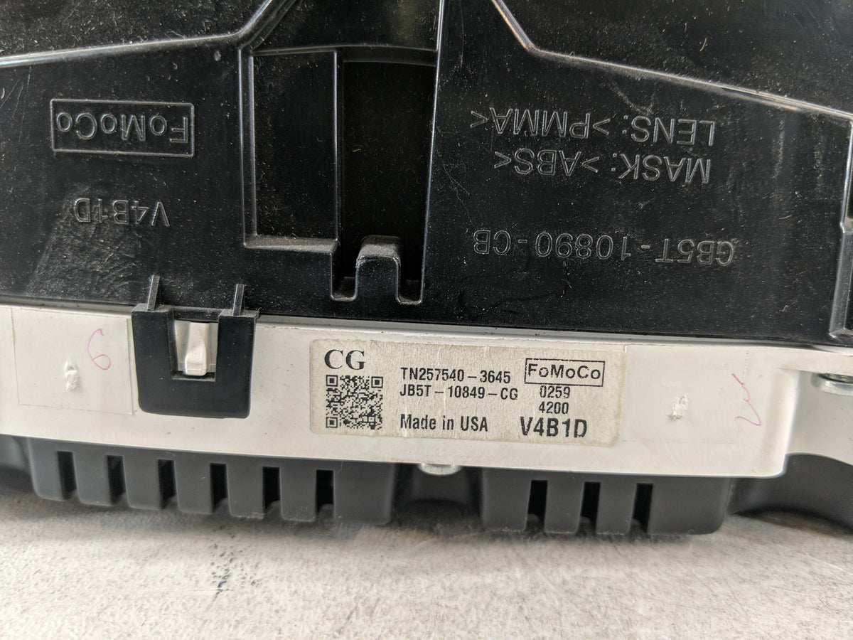 2018-2019 Ford Explorer Instrument Cluster Speedometer Gauges P/N:JB5T-10849-CG Miles: Fits Fits 2018 2019 OEM Used Auto Par