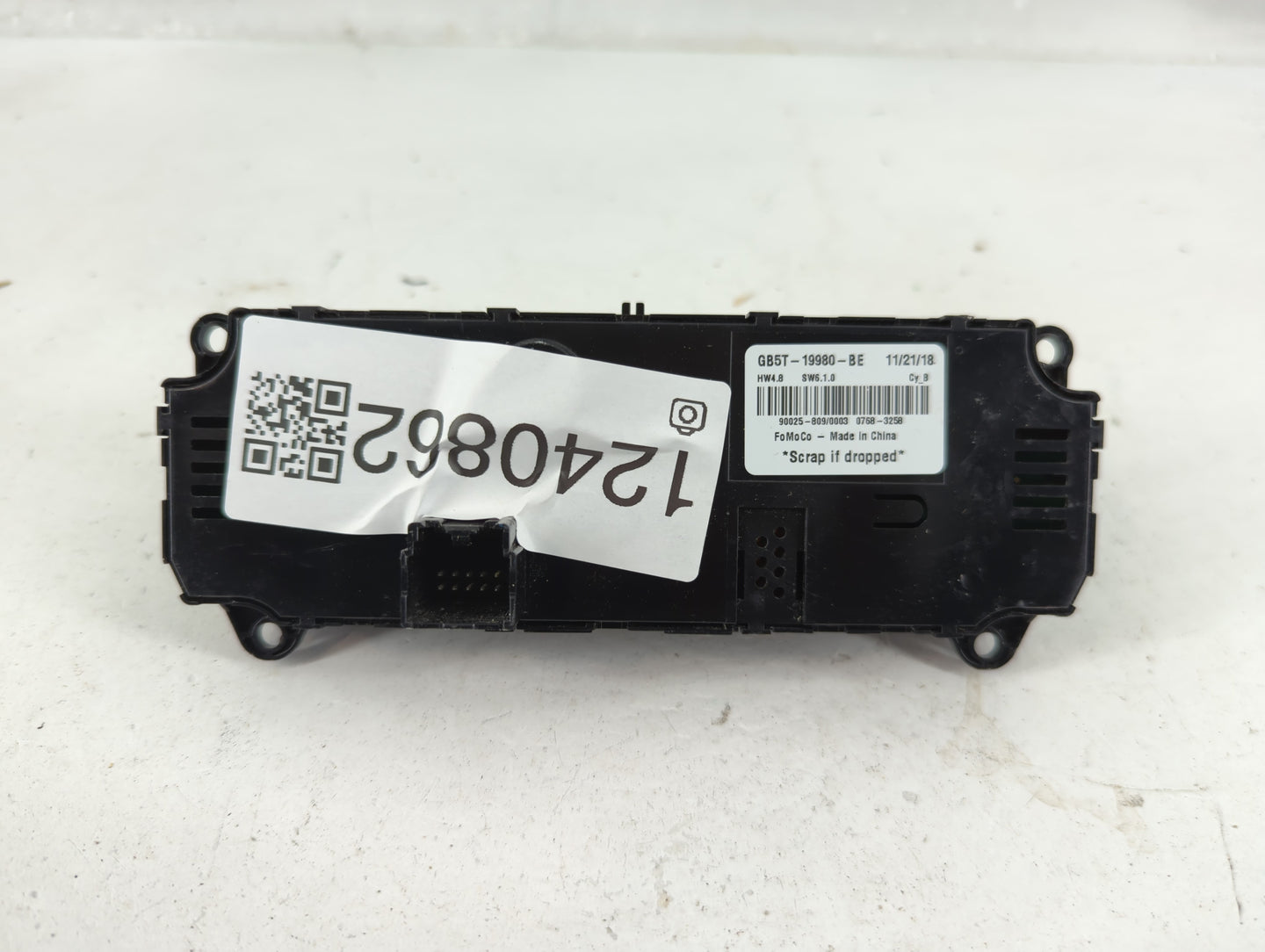 2019 Ford Explorer Climate Control Module Temperature AC/Heater Replacement Fits OEM Used Auto Parts - Oemusedautoparts1.com