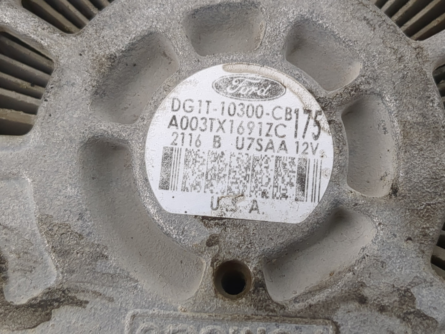 2011-2019 Ford Explorer Alternator Replacement Generator Charging Assembly Engine OEM P/N:A003TX1691ZC DG1T-10300-CB Fits OE