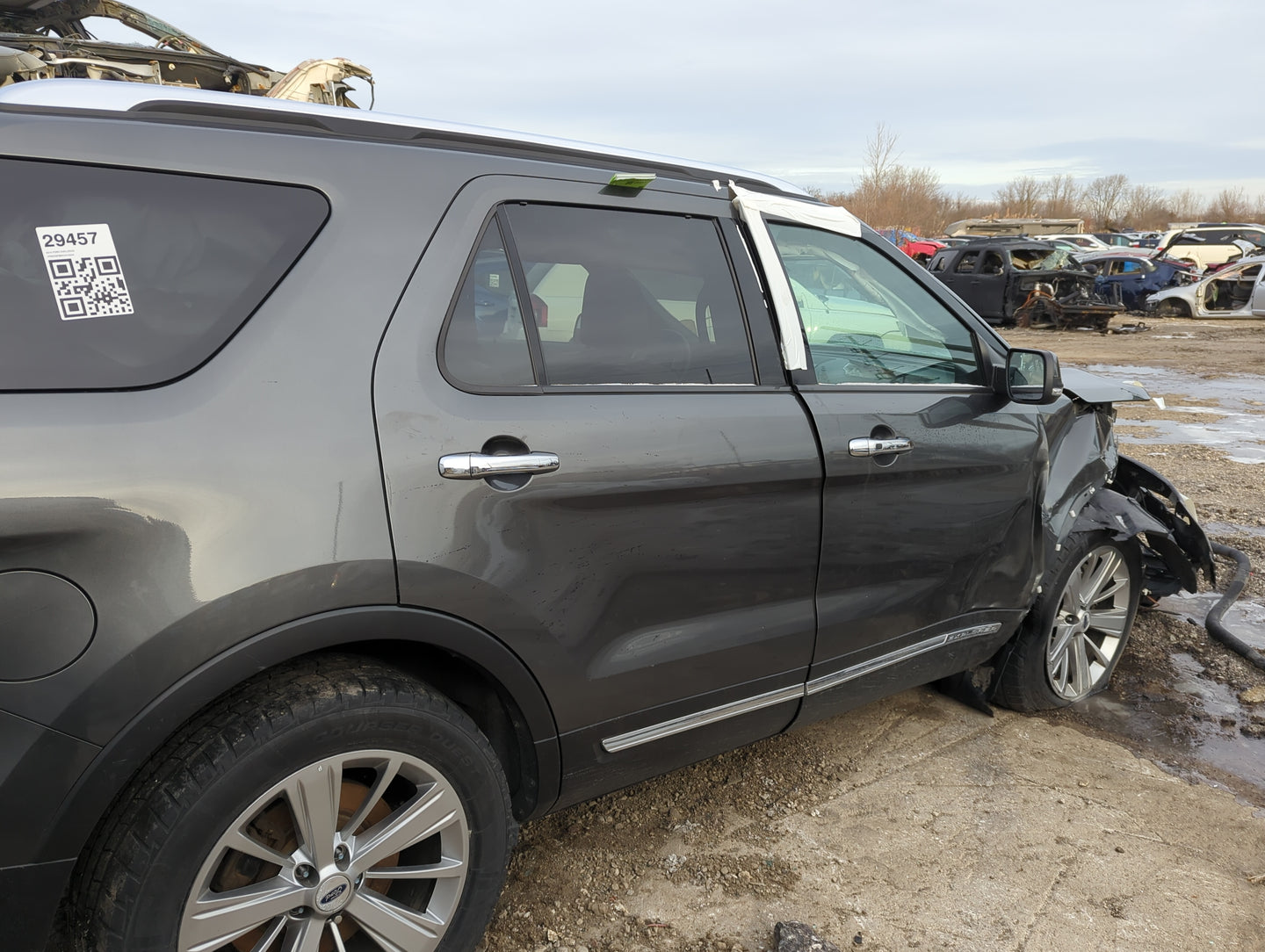 2019 Ford Explorer Passenger Rear Door Oem - Oemusedautoparts1.com