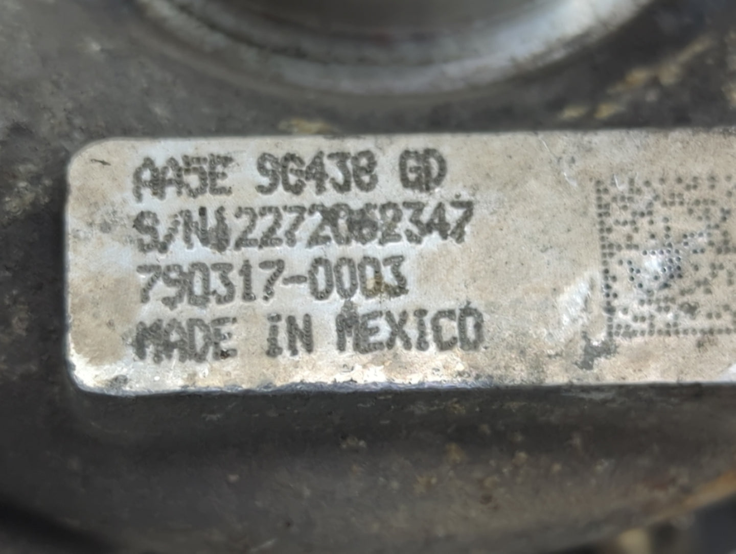2016 Ford Explorer Turbocharger Turbo Charger Super Charger Supercharger - Oemusedautoparts1.com