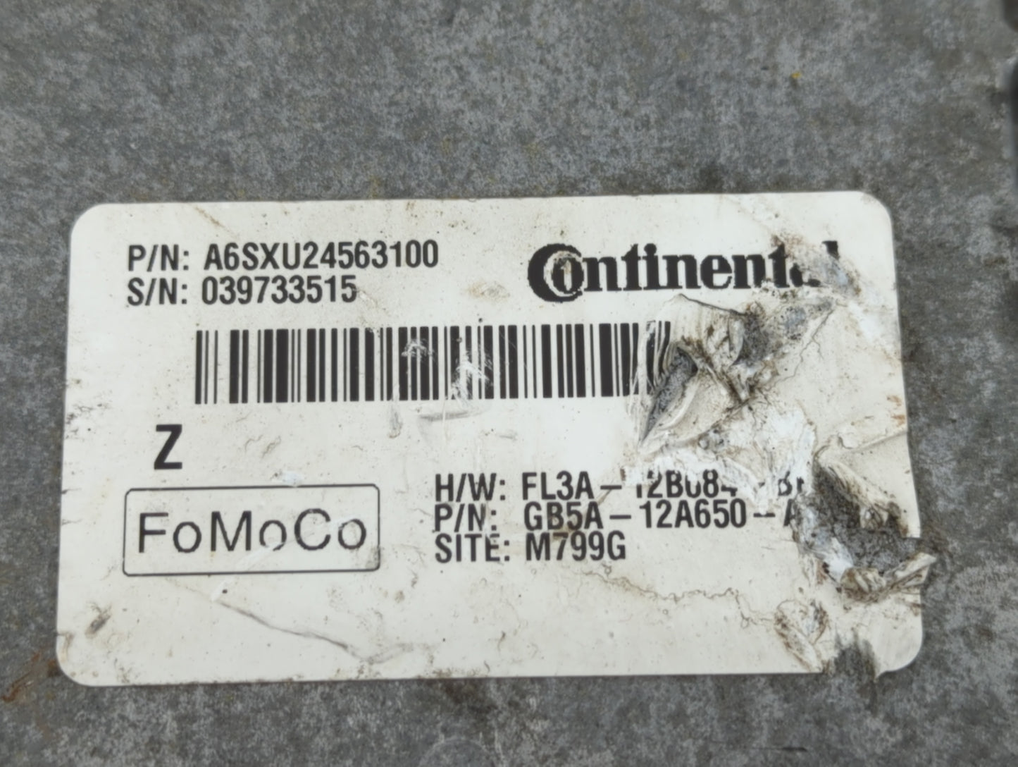 2016-2019 Ford Explorer PCM Engine Control Computer ECU ECM PCU OEM P/N:A6SXU24563100 Fits Fits 2015 2016 2017 2018 2019 OEM