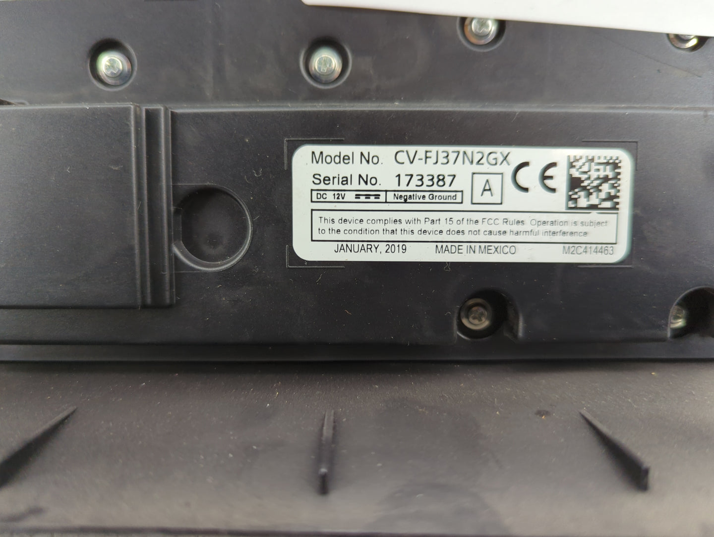 2019 Ford Explorer Radio AM FM Cd Player Receiver Replacement P/N:JB5T-18A802-NB Fits OEM Used Auto Parts - Oemusedautoparts