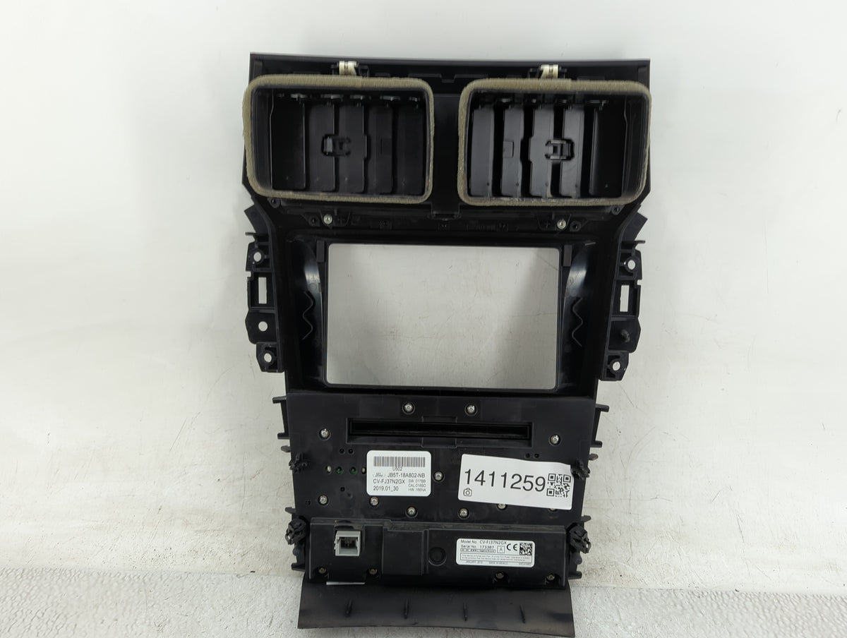 2018-2019 Ford Explorer Radio AM FM Cd Player Receiver Replacement P/N:JB5T-18A802-NB Fits Fits 2018 2019 OEM Used Auto Part