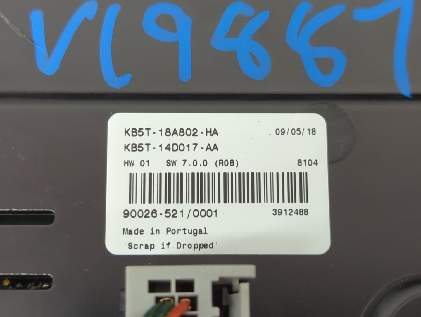 2019 Ford Explorer Radio AM FM Cd Player Receiver Replacement P/N:KB5T-18A802-HA Fits OEM Used Auto Parts - Oemusedautoparts