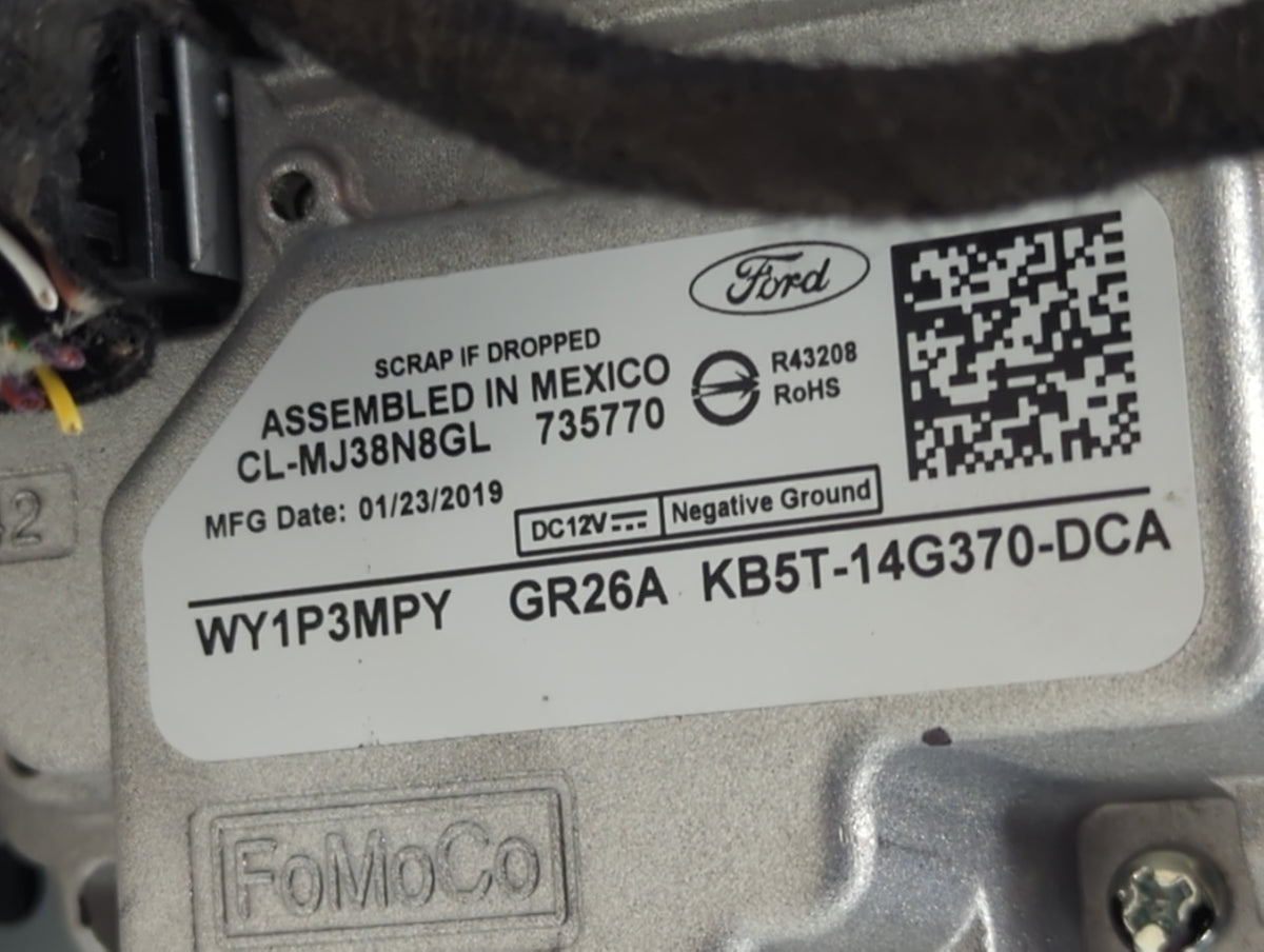 2019-2019 Ford Explorer Information Radio Display Screen 1420740 - Oemusedautoparts1.com