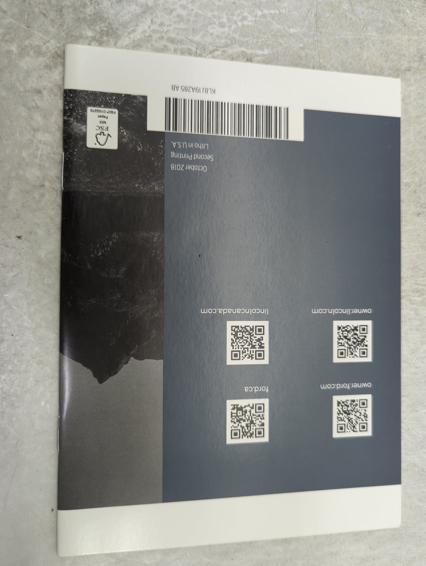 2019 Ford Explorer Owners Manual Book Guide OEM Used Auto Parts - Oemusedautoparts1.com
