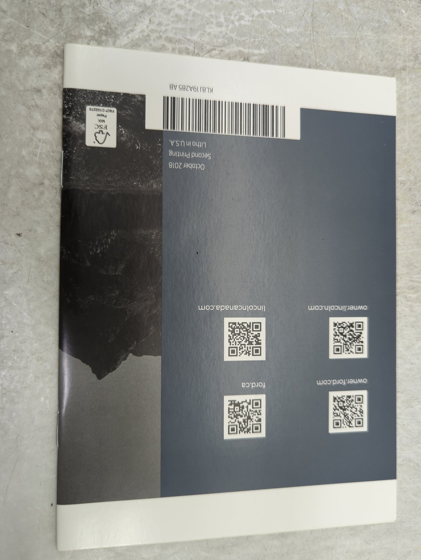 2019 Ford Explorer Owners Manual Book Guide OEM Used Auto Parts - Oemusedautoparts1.com