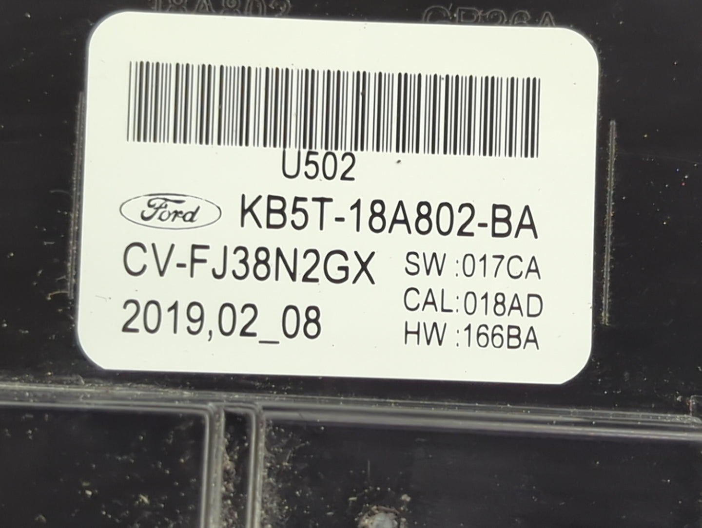 2019 Ford Explorer Climate Control Module Temperature AC/Heater Replacement P/N:KB5T-18A802-BA CV-FJ38N2GX Fits OEM Used Aut