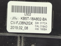 2019 Ford Explorer Climate Control Module Temperature AC/Heater Replacement P/N:KB5T-18A802-BA CV-FJ38N2GX Fits OEM Used Aut