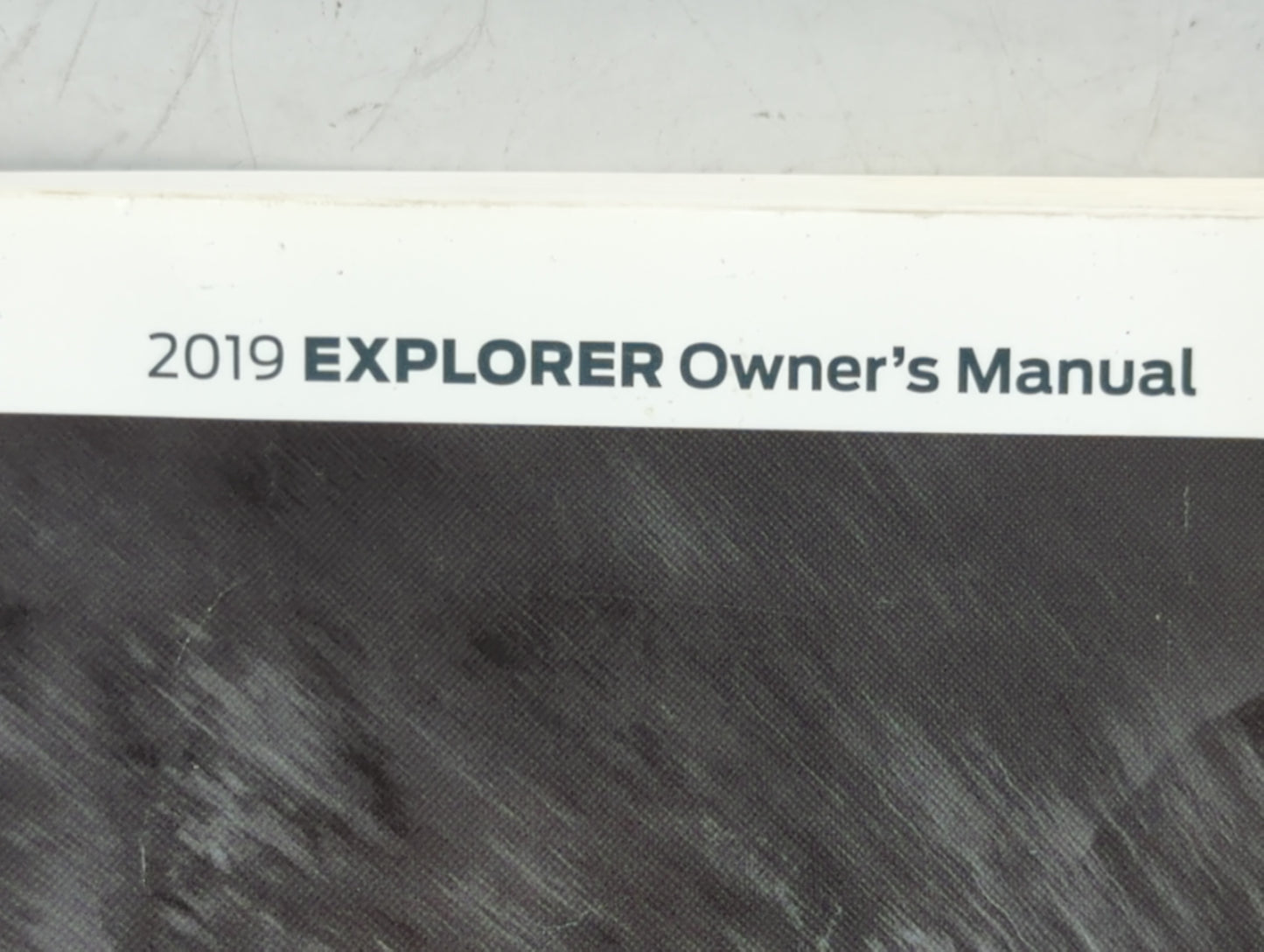 2019 Ford Explorer Owners Manual Book Guide P/N:KL2J19A321AA OEM Used Auto Parts - Oemusedautoparts1.com