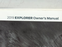 2019 Ford Explorer Owners Manual Book Guide P/N:KL2J19A321AA OEM Used Auto Parts - Oemusedautoparts1.com