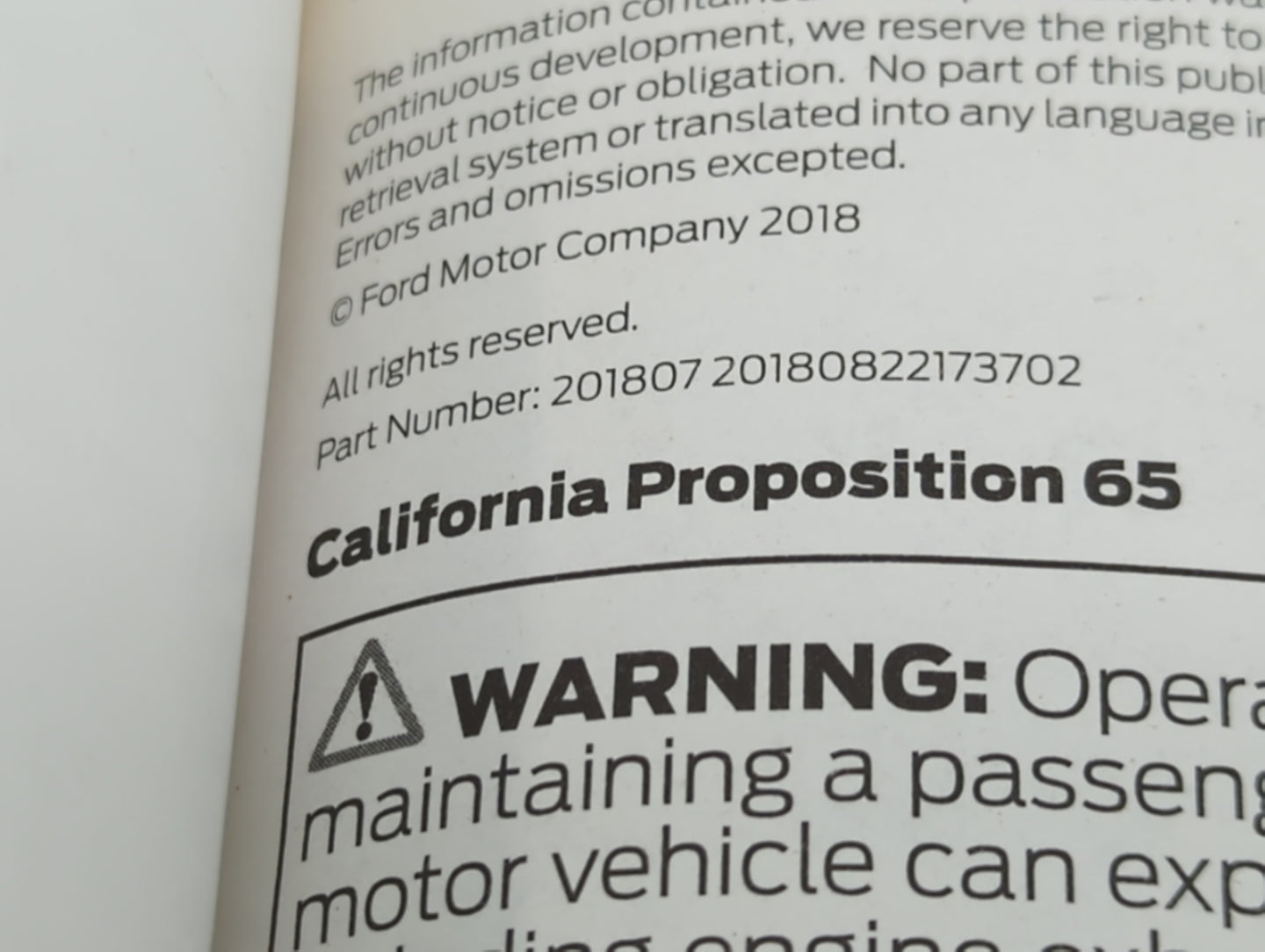 2019 Ford Explorer Owners Manual Book Guide P/N:KL2J19A321AA OEM Used Auto Parts - Oemusedautoparts1.com