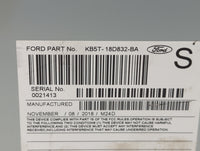 2019 Ford Explorer Radio AM FM Cd Player Receiver Replacement P/N:RU-9776L-A KB5T-18D832-BA Fits OEM Used Auto Parts - Oemus