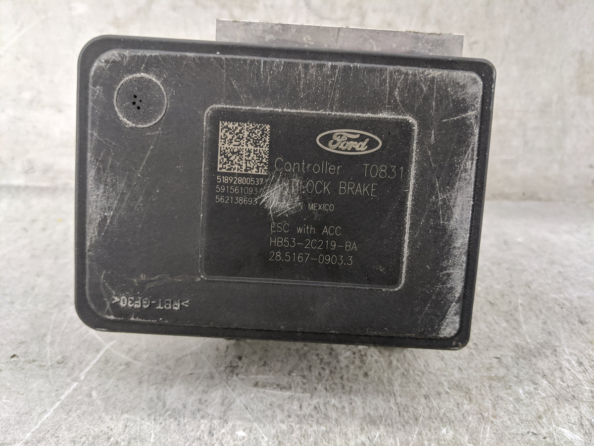 2016-2019 Ford Explorer Anti-Lock Brake ABS Pump Module Actuator OEM P/N:HB53-2C405-BA 25.0220-1094.4 Fits OEM Used Auto Par