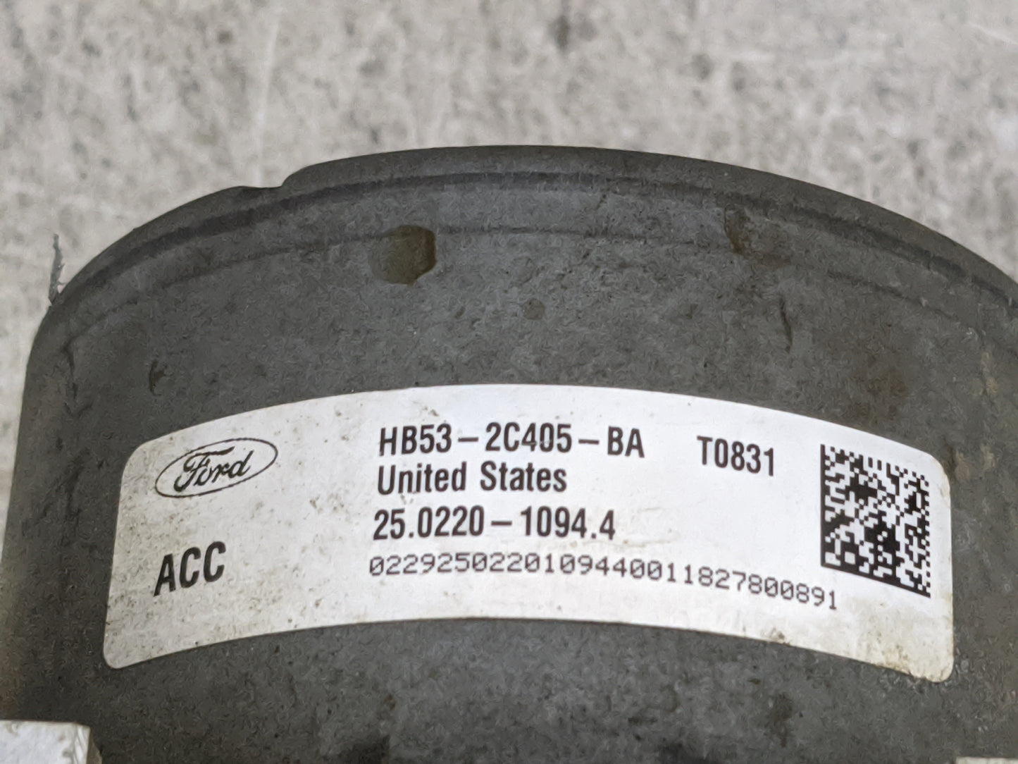 2019 Ford Explorer ABS Pump Control Module Replacement P/N:HB53-2C405-BA 25.0220-1094.4, HB53-2C219-BA, 28.5167-0903.3 Fits 