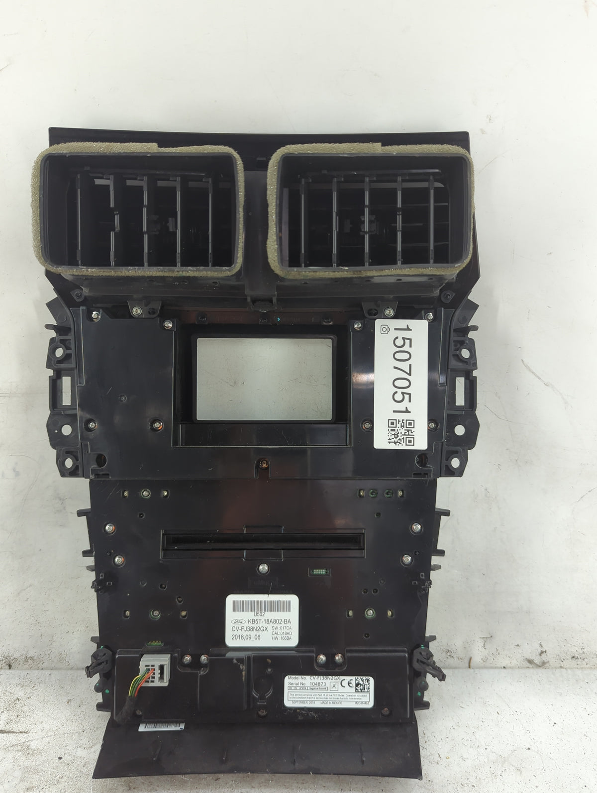2019 Ford Explorer Radio Control Panel 1507051 - Oemusedautoparts1.com