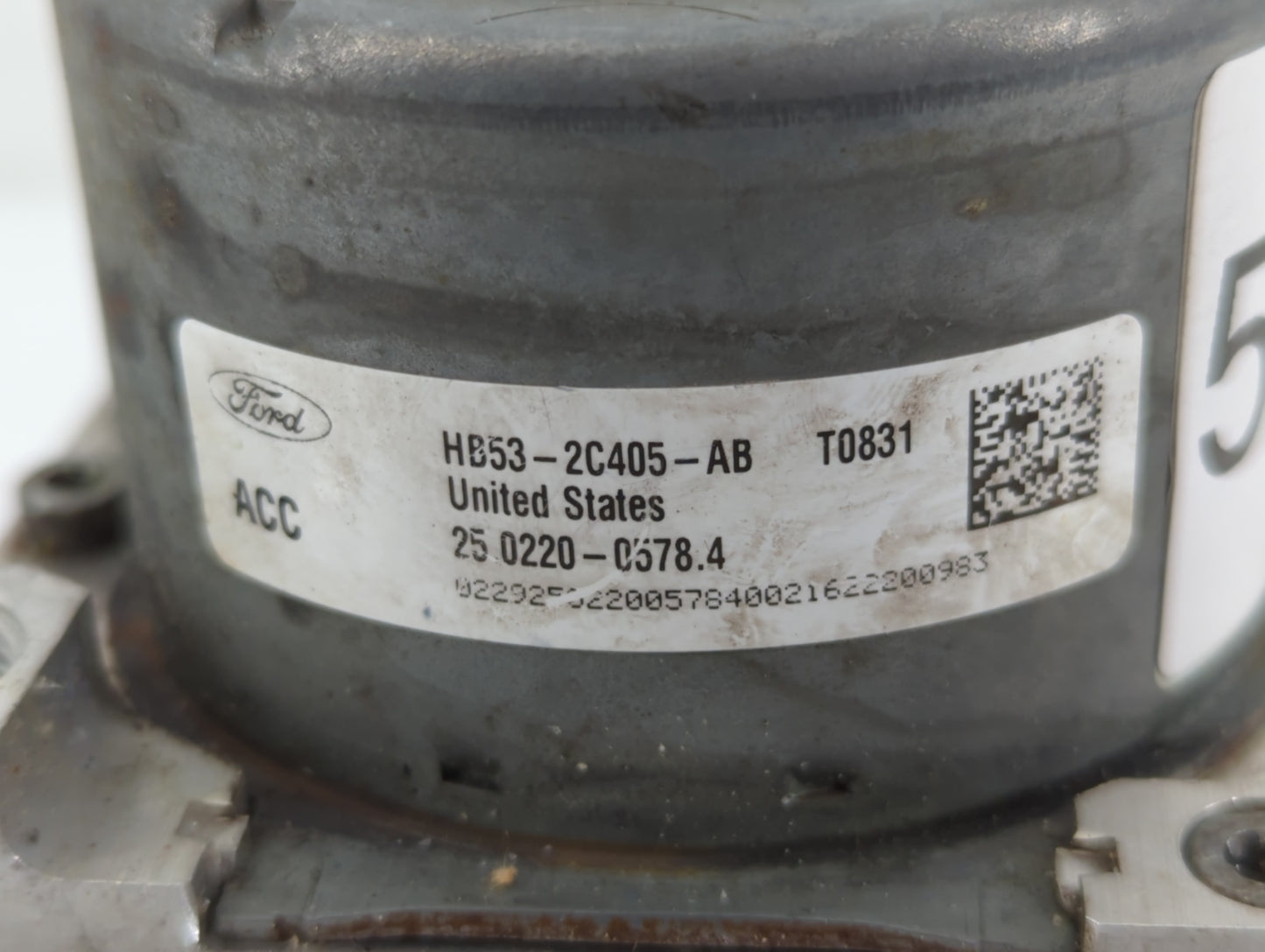 2019 Ford Explorer ABS Pump Control Module Replacement P/N:HB53-2C405-AB Fits OEM Used Auto Parts - Oemusedautoparts1.com