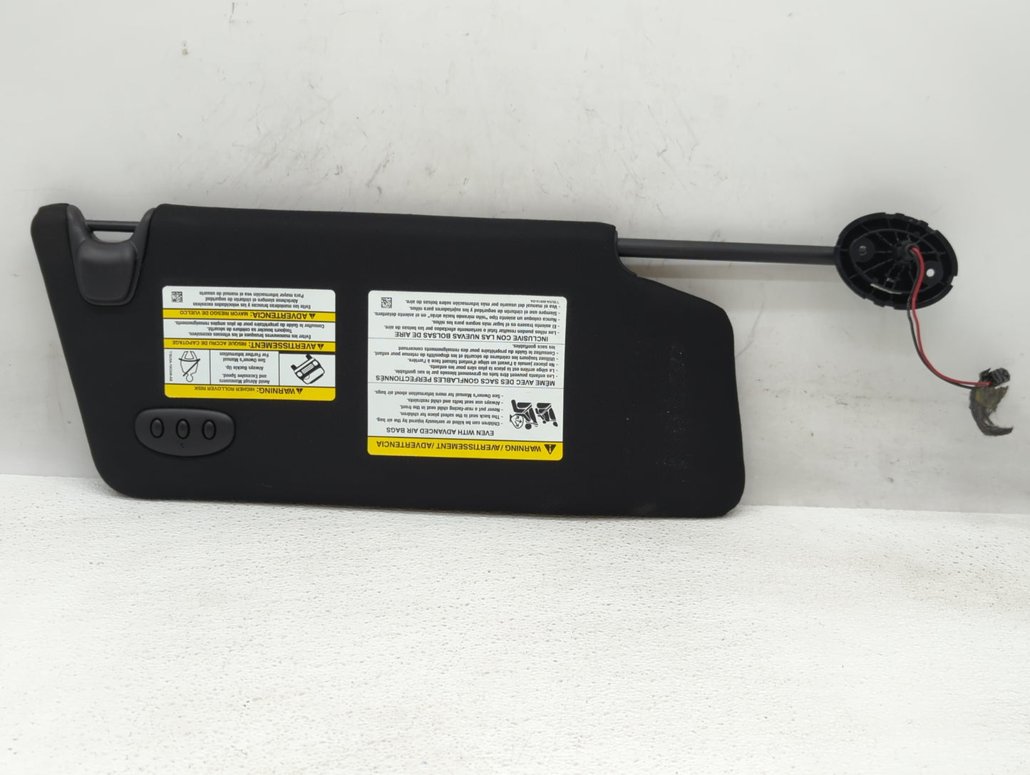 2019 Ford Explorer Sun Visor Shade Replacement Passenger Right Mirror Fits OEM Used Auto Parts - Oemusedautoparts1.com