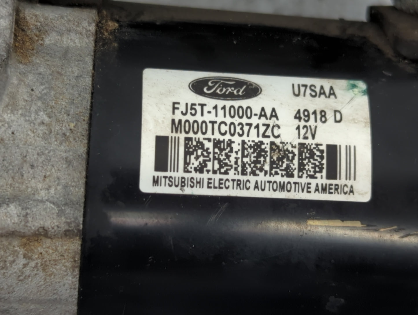 2013-2019 Ford Explorer Car Starter Motor Solenoid OEM P/N:M000TC0371ZC FJ5T-11000-AA Fits OEM Used Auto Parts - Oemusedauto