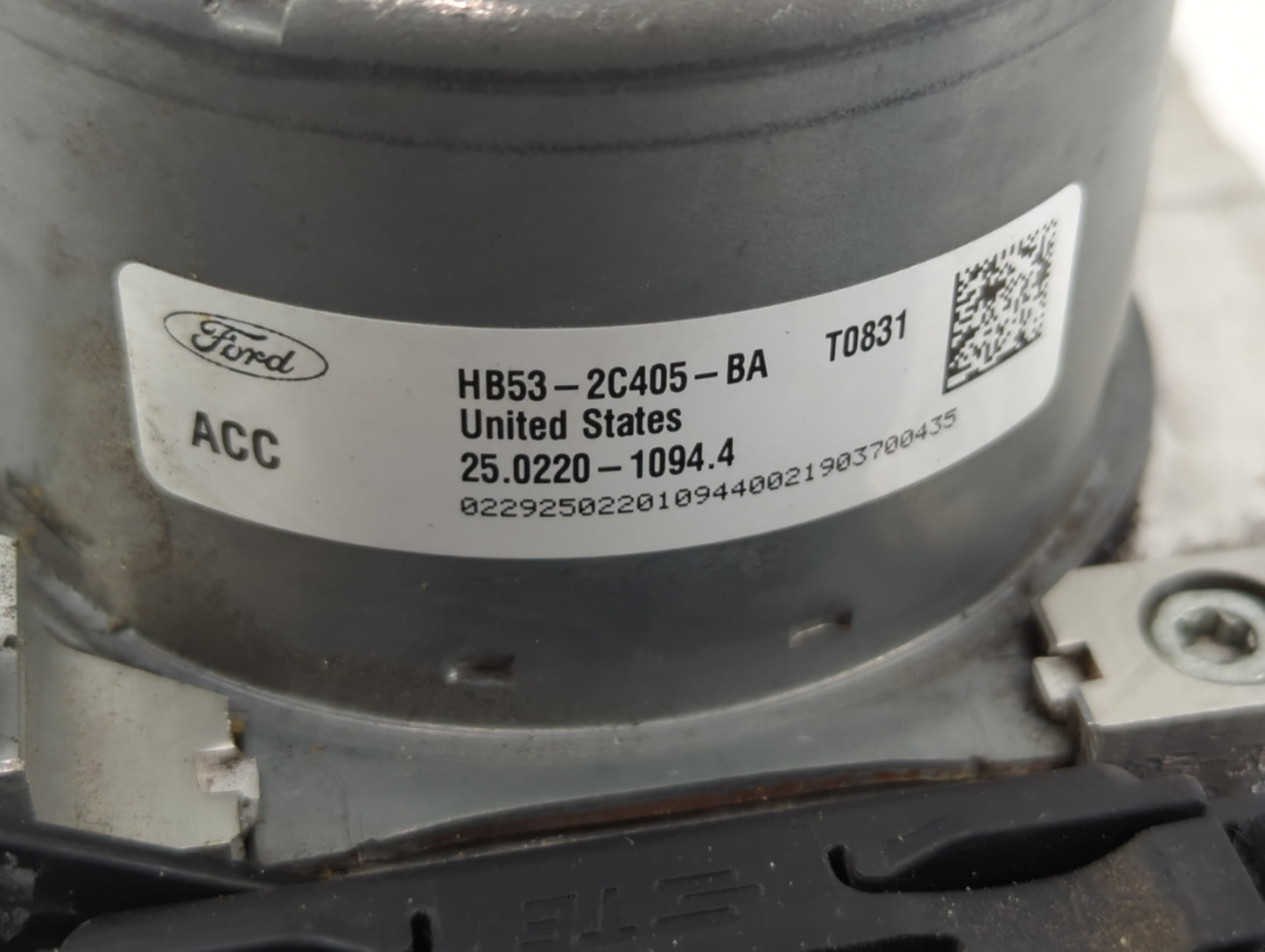 2019 Ford Explorer ABS Pump Control Module Replacement P/N:HB53-2C405-BA Fits OEM Used Auto Parts - Oemusedautoparts1.com