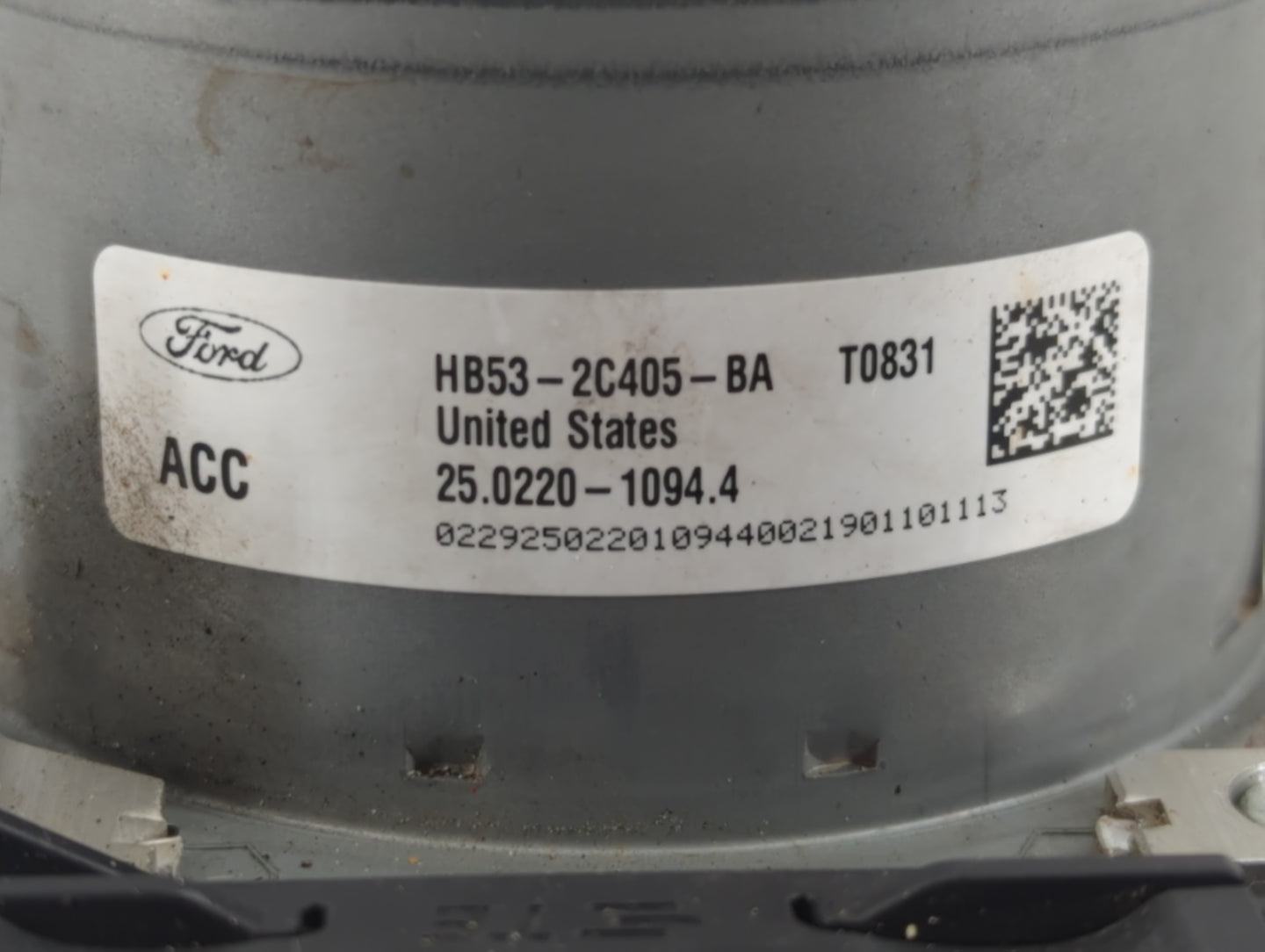 2019 Ford Explorer ABS Pump Control Module Replacement P/N:HB53-2C405-BA Fits OEM Used Auto Parts - Oemusedautoparts1.com