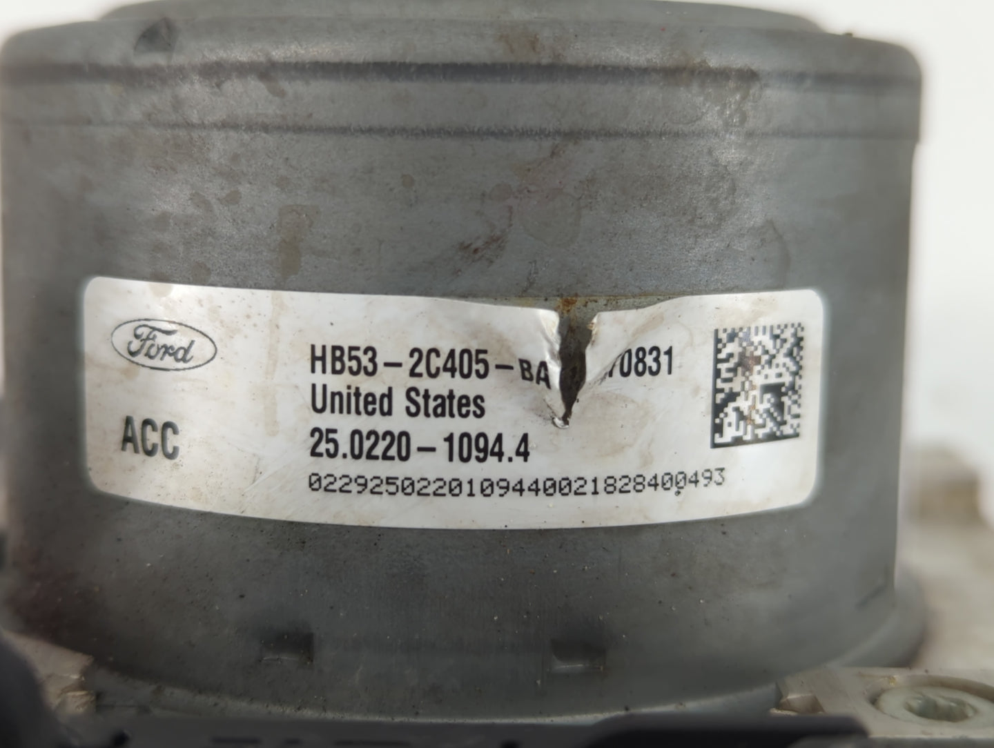 2019 Ford Explorer ABS Pump Control Module Replacement P/N:HB53-2C405-BA Fits OEM Used Auto Parts - Oemusedautoparts1.com