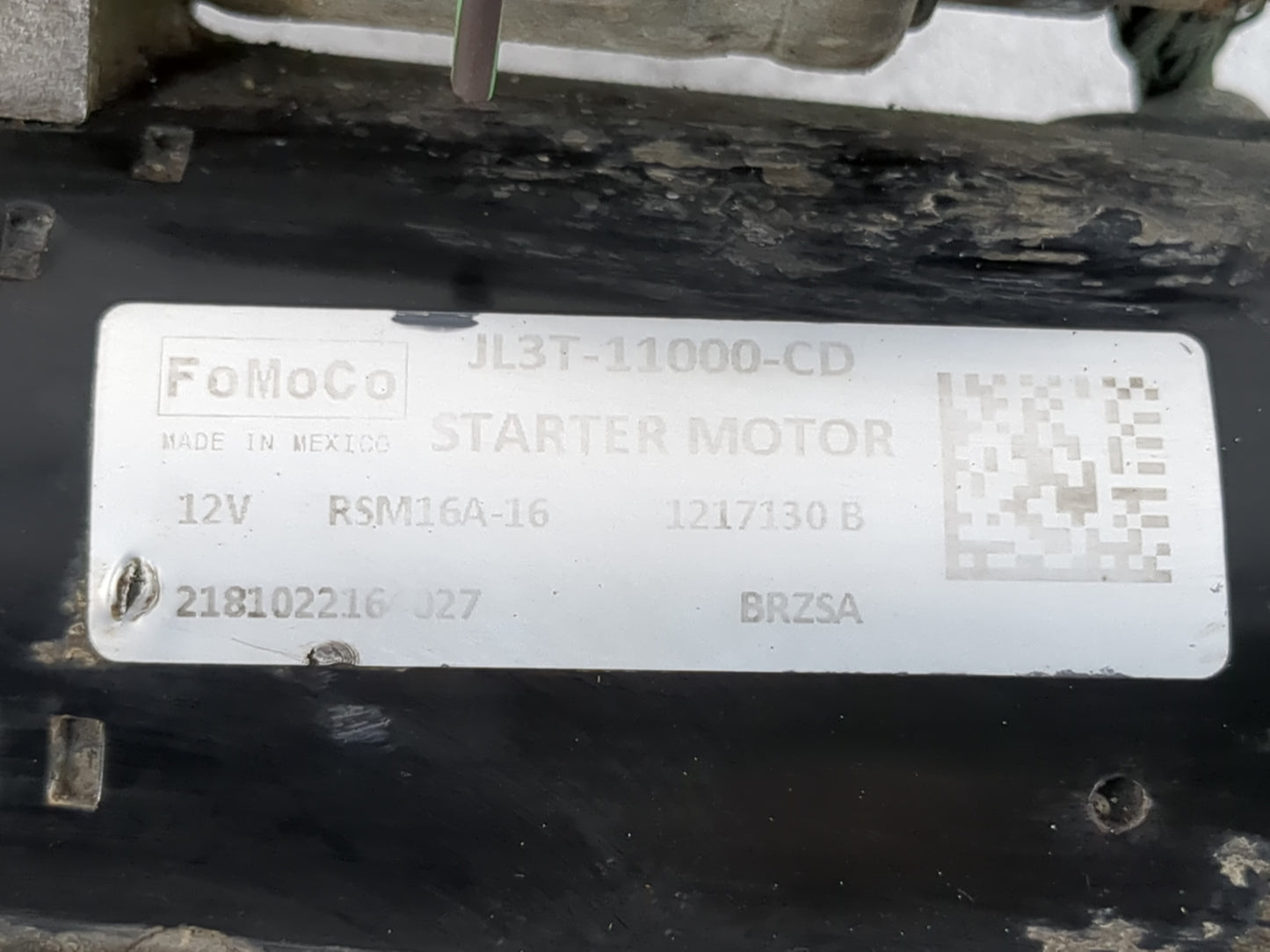 2018-2020 Ford F-150 Car Starter Motor Solenoid OEM P/N:JL3T-11000-CD Fits Fits 2018 2019 2020 OEM Used Auto Parts - Oemused