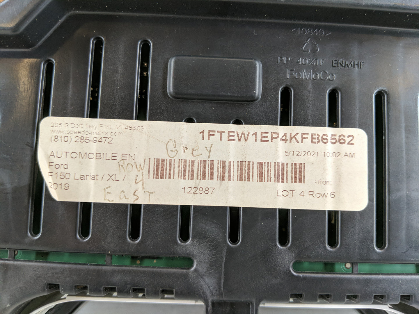 2018-2019 Ford F-150 Instrument Cluster Speedometer Gauges Fits Fits 2018 2019 OEM Used Auto Parts - Oemusedautoparts1.com