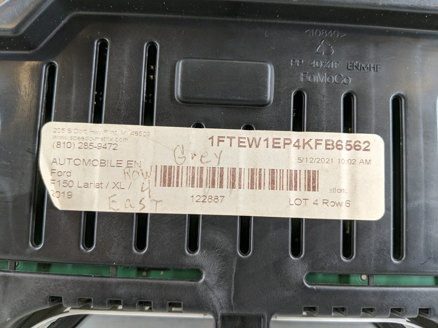 2018-2019 Ford F-150 Instrument Cluster Speedometer Gauges Fits Fits 2018 2019 OEM Used Auto Parts - Oemusedautoparts1.com