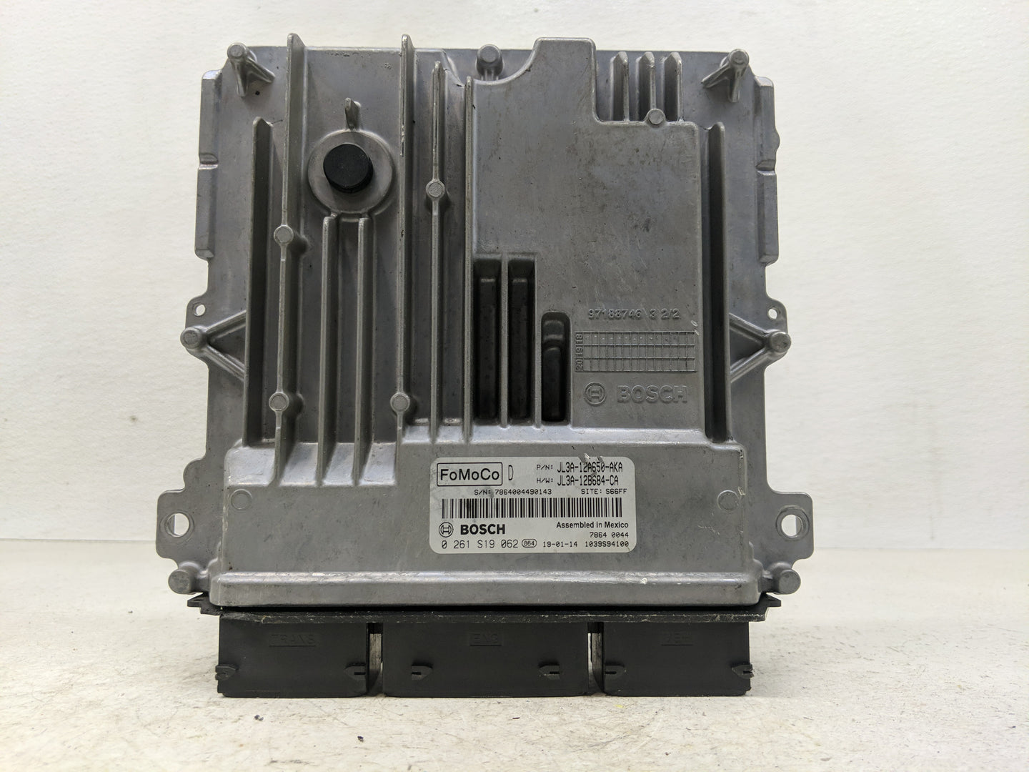 2018-2020 Ford F-150 PCM Engine Control Computer ECU ECM PCU OEM P/N:0 261 S19 062 JL3A-12A650-AKA Fits Fits 2018 2019 2020 