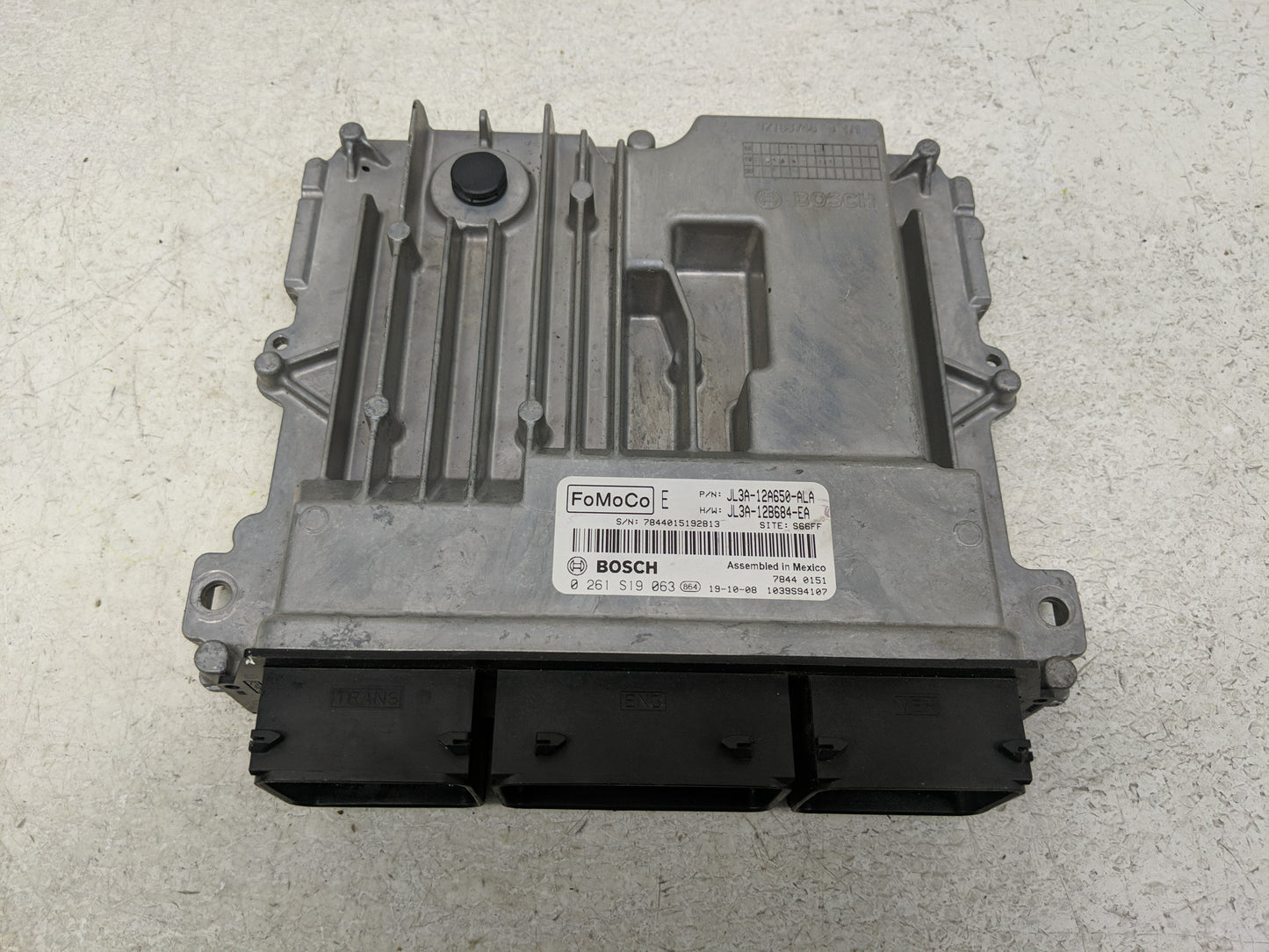 2018-2020 Ford F-150 PCM Engine Control Computer ECU ECM PCU OEM P/N:0 261 S19 063 JL3A-12A650-ALA Fits Fits 2018 2019 2020 