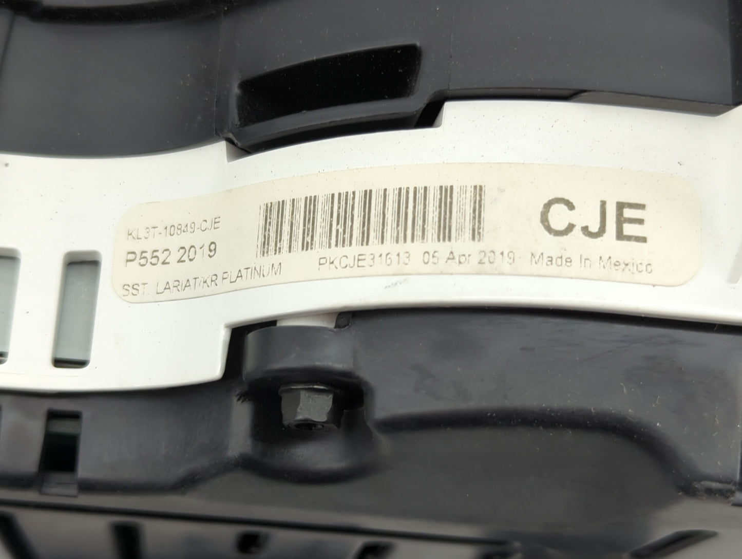 2019 Ford F-150 Instrument Cluster Speedometer Gauges P/N:KL3T-10849-CJE Fits OEM Used Auto Parts - Oemusedautoparts1.com